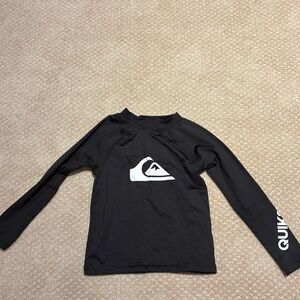 Quicksilver, long sleeve rash guard size 4